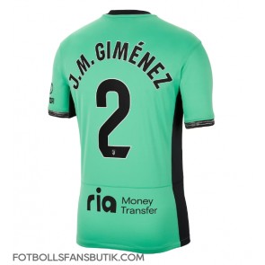 Atletico Madrid Jose Gimenez #2 Replika Tredje Tröja 2023-24 Kortärmad